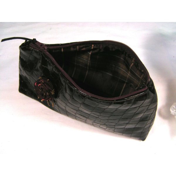 Make-up etui, bordeauxr&oslash;d farve