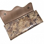 Porte feuilles et porte cartes cuir de ch&egrave;vre